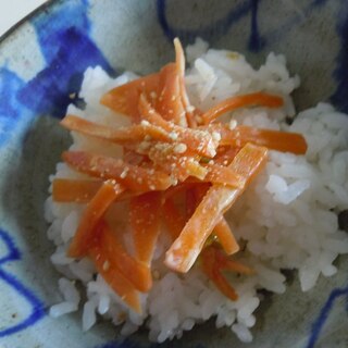 リメイク☆人参きんぴら丼